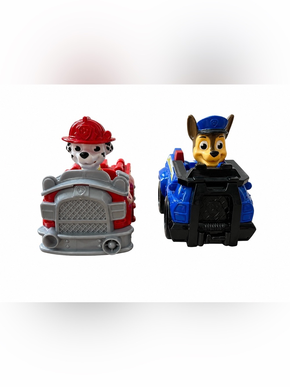 Paw Patrol Marshall & Chase Push Toy Vehicles Lot of 2 Spin Master 2018